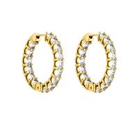 Purelei - Shimmer Orecchini a cerchio 100% acciaio inossidabile 1 pieces Marrone chiaro female
