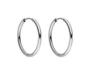 Purelei Orecchini Sleeky (argento) - Orecchini donna in resistente acciaio inossidabile - impermeabili da donna - Diametro 1,58 cm - Gioielli per un look personalizzato