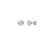 PURELEI Orecchini 'White Gloss' argento / bianco perla Donna PURELEI Einheitsgröße argento / bianco perla