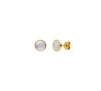 PURELEI Orecchini 'White Gloss' oro / bianco perla Donna PURELEI Einheitsgröße oro / bianco perla