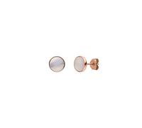 PURELEI Orecchini 'White Gloss' oro rosé / bianco perla Donna PURELEI Einheitsgröße oro rosé / bianco perla