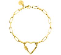 Purelei - Palekana Heart Bracciale 100% acciaio inossidabile Bracciali e Braccialetti 1 pieces Marrone chiaro female