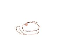 Purelei Pearl Symphony - Collana a mano Y2K con perla barocca, in acciaio inox placcato oro 18K, lunghezza 16/17,5/19 cm, impermeabile, Eine Grösse, Acciaio inossidabile, Agata