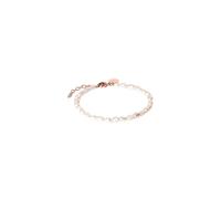 Purelei® Pearlfection - Bracciale con perle d'acqua dolce, in acciaio inox placcato oro 14 K, 18 K, 16 - 19 cm, elegante gioiello di perle, regolabile, Eine Grösse, Acciaio inossidabile, Agata