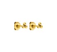 PURELEI® Plain, orecchini da donna in resistente acciaio inossidabile, gioielli resistenti all'acqua (Oro)