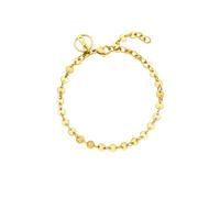 Purelei Pure bracciale - Bracciale da donna impermeabile, bracciale elegante e semplice in acciaio inossidabile, regalo per le donne, lunghezza regolabile 16-19 cm (Oro)