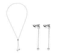 Purelei - Radiant Love Set di gioielli 100% acciaio inossidabile Set gioielli 1 pieces Grigio unisex