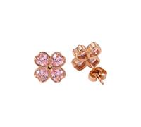 Purelei - Rosa Cuore Orecchini 100% acciaio inossidabile 1 pieces Marrone chiaro unisex