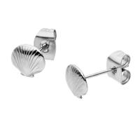 Purelei - Seashell Orecchini 100% acciaio inossidabile 1 pieces Grigio unisex