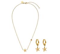 PURELEI Set di gioielli 'Mahina Club Beach Star' oro / arancione Donna PURELEI One Size