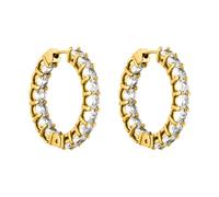 Purelei - Shimmer Orecchini a cerchio 100% acciaio inossidabile 1 pieces Marrone chiaro female
