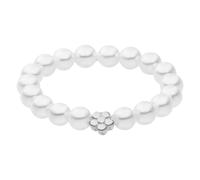 Purelei - Shiny Bloom Anello di perle 100% acciaio inossidabile Anelli 1 pieces Grigio female