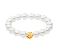 Purelei - Shiny Bloom Anello di perle 100% acciaio inossidabile Anelli 1 pieces Marrone chiaro female