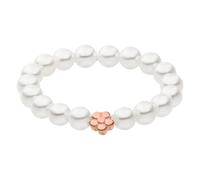 Purelei - Shiny Bloom Anello di perle 100% acciaio inossidabile Anelli 1 pieces Marrone chiaro female