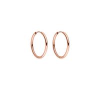 PURELEI® SLEEKY - Orecchini da donna in acciaio inossidabile resistenti all'acqua - Diametro 15,8 mm (Argento)