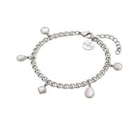 Purelei Soft Shine Bracciale in Madreperla Acciaio Inossidabile Impermeabile, Eine Grösse, Acciaio inossidabile, Agata