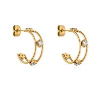 Purelei - Star Orecchini 100% acciaio inossidabile 1 pieces Marrone chiaro unisex