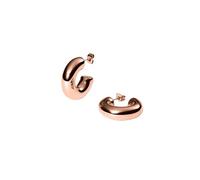Purelei® Stellar Glow Small Creolen - Orecchini statement a cerchio in acciaio inossidabile, placcato oro 14K, oro rosa o argento - più leggeri - 10 mm Ø esterno - 8,8 g (coppia) - resistente
