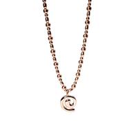 Purelei Swirl Collana da donna - Acciaio inossidabile placcato oro 14 carati / oro rosa/argento - ciondolo a spirale rimovibile - 40 - 45 cm regolabile - simbolo viaggio della vita, Eine Grösse