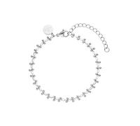 Purelei® Terra - Bracciale in filigrana con sfere di metallo lucido - Acciaio inossidabile placcato oro - regolabile 16-20 cm - oro/argento/oro rosa, Eine Grösse, Acciaio inossidabile, Agata