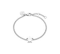 Purelei Tiny - Bracciale da donna in filigrana | Realizzato in resistente acciaio inossidabile (placcato oro 14 carati), lunghezza regolabile da 16 a 19 cm