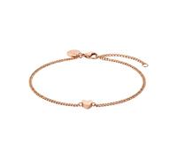 Purelei - Tiny Heart Braccialetto per il piede 100% acciaio inossidabile Gioielli per i piedi 1 pieces Marrone chiaro unisex