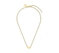 Purelei Tiny Heart - Collana da donna, in oro, argento, oro rosa, lunghezza 40-45 cm, Eine Grösse, Acciaio inossidabile, abalone
