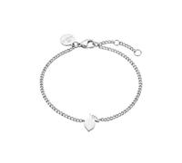 Purelei Tiny Lemon - Bracciale in acciaio inox placcato oro 14 carati con | regolabile da 16 a 19 cm, ciondolo da 6 x 6,2 mm, da indossare tutti i giorni, impilabile, design estivo