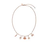 Purelei Underwater - Collana da donna in acciaio inossidabile durevole, collana resistente all'acqua - lunghezza regolabile 40 - 45 cm - collana per il tuo stile, Acciaio inossidabile, Cristallo