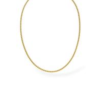 Purelei Wheat - Collana da uomo, impermeabile e regolabile, in acciaio inox con design Wheat e placcatura in oro 14 K, essenziale minimalista per tutti i giorni con tocco elegante, Eine Grösse