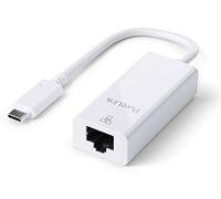 PureLink Adattatore da USB-C a Ethernet - Gigabit 1000 Mbps - iSeries 0,10 m, bianco