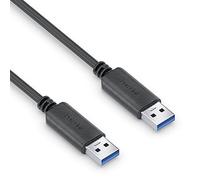 PureLink Cavo da USB-A a USB-A, USB 3.1 Gen 1 con trasferimento dati 5 GB/s, nero, 2,00 m