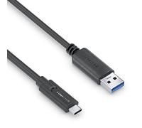 PureLink Cavo da USB-C a USB-A, USB 3.1 Gen 1 con trasferimento dati 5 GB/s, nero, 2,00 m