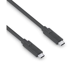 PureLink cavo da USB-C a USB-C, USB 3.1 Gen 2 con trasferimento dati 10 GB/s, nero, 0,50 m