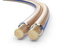 PureLink Cavo per diffusori 2x1,5 mm² (filo 99,9% OFC rame pieno 0,10 mm) Cavo per diffusori HiFi, 20 m, trasparente