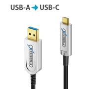 Purelink FX-I630-010 Cavo in fibra ottica FiberX USB 3.2 USB-C//USB-A AOC, 10 m
