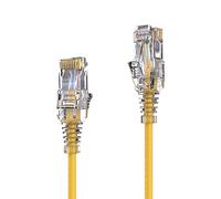 PureLink MC1503-005 Cavo di Rete CAT6 UTP (10/100/1000 Mbit/s), Extra Sottile con Spina RJ45 2X, Cavo Patch per Switch, Modem, Router, Patch Panel, 1 Pezzo, 0,50m, Giallo