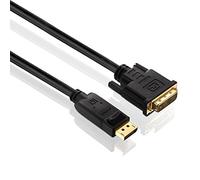 PureLink PI5200-050 Cavo adattatore da DisplayPort a DVI-D (FullK 2K (1080p), Ethernet), (da DisplayPort maschio (20 pin) a DVI-D maschio (18 + 1 pin), certificato, 5,00m, nero