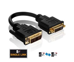PureLink Port Saver - connettore DVI-D maschio - connettore DVI Basic + Series - v1.3 - 10cm