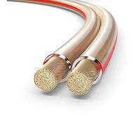PureLink SP050-010 Cavo per diffusori 2x1,5 mm² (filo 99,9% OFC rame pieno 0,20 mm) Cavo per diffusori HiFi, 10 m, trasparente