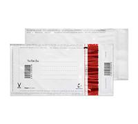 Purely Packaging 240 x 135 mm in polietilene con buste, colore: bianco (Confezione da 5)