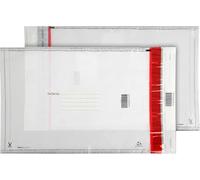 Purely Packaging 430 x 330 mm, in polietilene trasparente Buste con chiusura autoadesiva e tasca