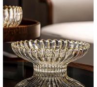 Puremagics Ciotola decorativa dorata dipinta a mano, diametro 12, ciotola per frutta dorata, centrotavola da cucina, decorazione per la casa.