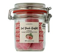 puremetics confetto doccia 3 in 1 fragola - gel doccia, peeling e cura dell'o...