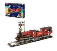 PUREMIND Harry Potter Puzzle 3D in Legno con Licenza Ufficiale - Modello Treno Hogwarts Express per Adulti con Luce-Vapore-Suono - Locomotiva Mobile in Legno con Display Binario 9¾