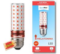 Puremind® Luce rossa E27 - luce rossa notturna - lampada luce melatonina - Lampadina per dormire - aiuta nella produzione di melatonina - bilancia il ritmo circadiano