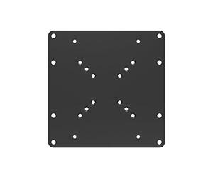 PureMounts ADAPT-A VESA Piastra adattatore universale per 50x50 fino a 200x200, max. 30 kg, Nero