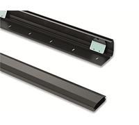 PureMounts® Passacavo in alluminio con 1 nastro adesivo 3M da 40 cm come accessorio, 0,50 m, nero