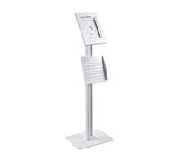 Supporto Per Tablet Con Portabrochure Bloccabile Per Apple Ipad + Samsung Tab