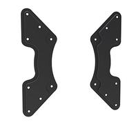 PureMounts PM-ADAPT-C Piastra Adattatore VESA universale per allargare le distanze VESA, ingrandisce da VESA 200x200 fino a 400x400, in 2 pezzi, max. 30 kg, nero, VESA 200x200-400x400 fix